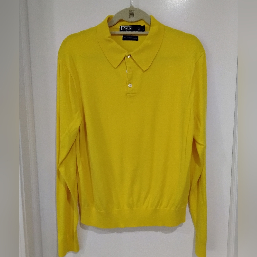 Polo By Ralph Lauren Bright Yellow Sweater